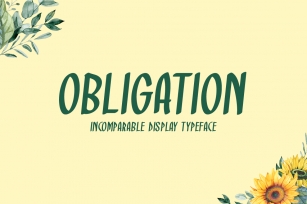 Obligation Font Download