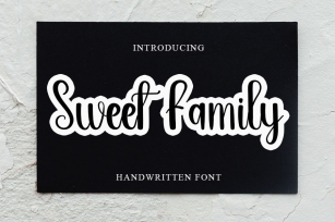 Sweetfamily Font Download