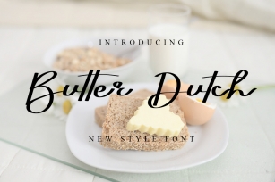 Butter Dutch Font Download