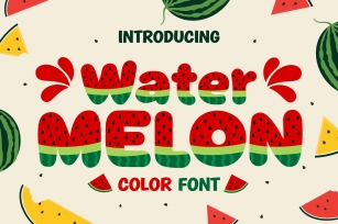 Watermelon Color Font Download