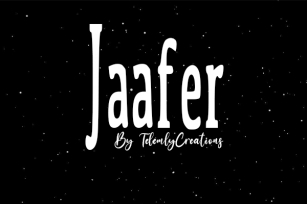 Jaafer Font Download