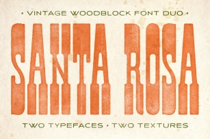 Santa Rosa Vintage Duo Font Download