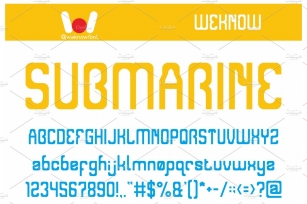 Submarine font Font Download