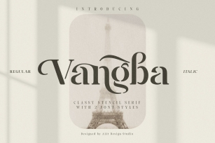 Vangba Typeface Font Download