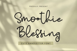 Smoothie Blessing Font Download