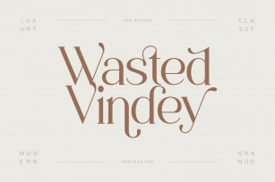 Wasted Vindey Font Download