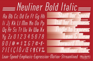 Neuliner Bold Italic Font Download