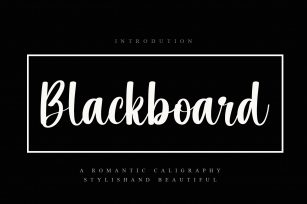 Blackboard Font Download