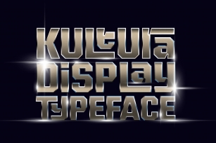 Kultura Display Typeface Font Download