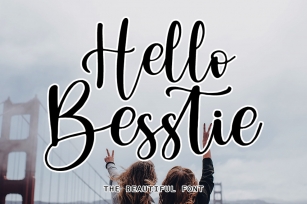 Hello Besstie Font Download