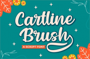 Cartline Brush Font Download