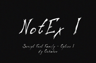 NotEx I Font Download