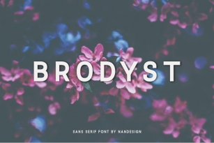 Brodyst Font Download