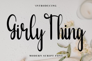 Girly Things Font Download
