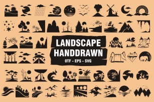 Landscape Handdrawn Font Download