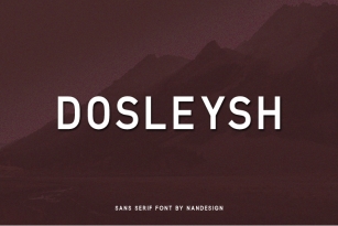 Dosleysh Font Download