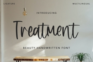 Treatment - Beauty Handwritten Font Font Download