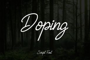 Doping Script Font Font Download