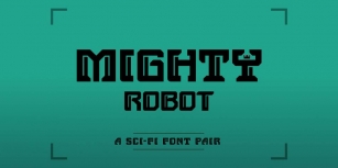 SB Mighty Robot Font Download