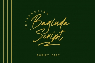 Baginda Script Font Download