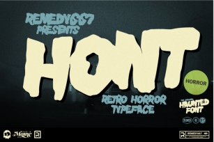 Hont - The Original Haunted Font Font Download