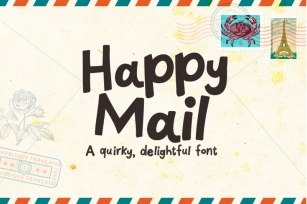 Happy Mail Font Font Download