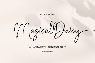 Magical Daisy with swashes Font Download