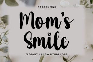 Moms Smile Font Download