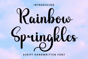 Rainbow Springkles Font Download