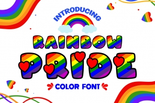 Rainbow Pride Font Download