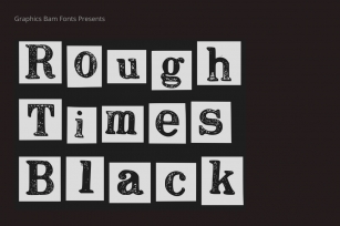 Rough Times Black Font Download