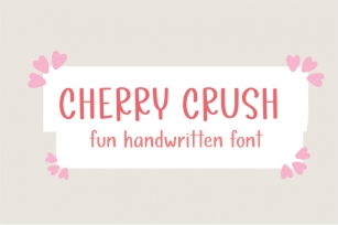 Cherry Crush Font Download