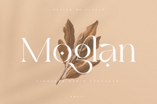Moglan | Ligature Serif Typeface Font Download