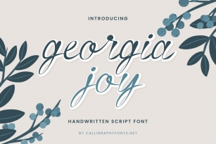 Georgia Joy Font Download