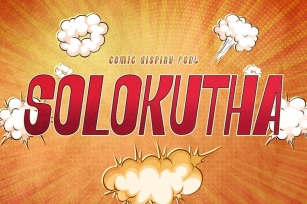 SOLOKUTHA - Comic Display Font Font Download