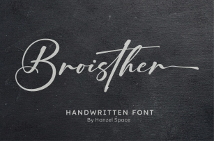 Broisther Handwritten Font Download