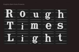 Rough Times Light Font Download