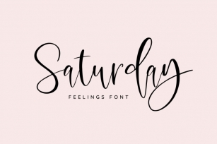 Saturday Feelings Font Font Download