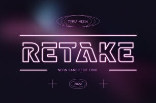 Retake Neon Font Download