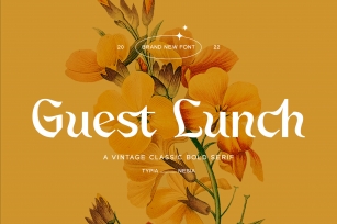 Guest Lunch Font Download