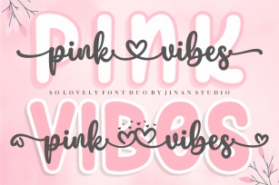 Pink Vibes Duo Font Download