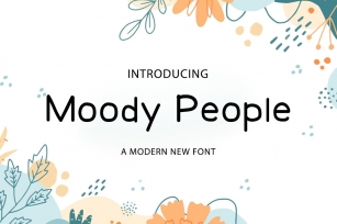 Moody People Font Download