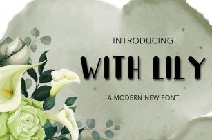 With Lily Font Download
