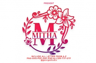 Mitha Monogram Font Download