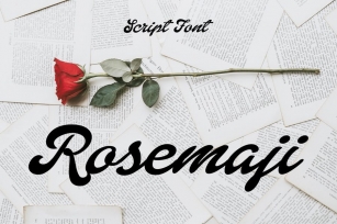 Rosemaji Script Font Font Download