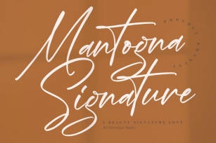 Mantogna Signature Font Font Download