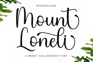 Mount Loneli Font Download