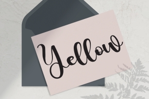 Yellow Font Download