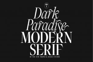 Dark Paradise Font Download