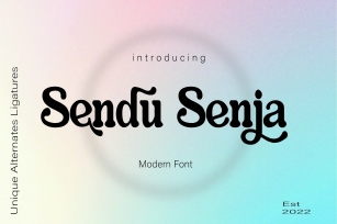Sendu Senja Font Download